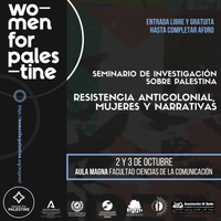 Seminario de investigación sobre Palestina: Resistencia anticolonial, mujeres y narrativas