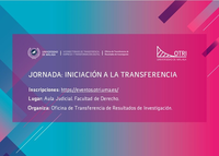 Jornada "Iniciación a la Transferencia". Ciclo Jornadas OTRI 2024-25