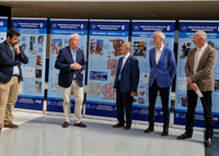 Inauguración de la exposición de modelos virtuales de máquinas y elementos históricos del patrimonio industrial