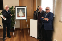 El pintor Juan Béjar y el escultor José Leal ceden dos obras a la Universidad de Málaga