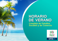 Horario del Complejo de Estudios Sociales y de Comercio durante el verano 2017