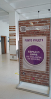 Instalado un Punto Violeta en el hall de la Facultad