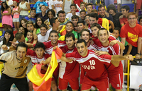 Universities of Valladolid and Rouen proclaimed European champions in Futsal