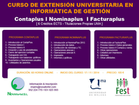 I CURSO DE EXTENSIÓN UNIVERSITARIA EN APLICACIONES INFORMÁTICAS DE GESTIÓN: CONTAPLUS, FACTURAPLUS Y NOMINAPLUS