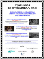 V JORNADAS DE LITERATURA Y CINE