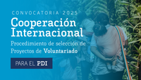 [2025] Proceso de selección de proyectos de Cooperación Internacional