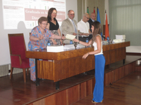 Entrega de premios, Facultad de Económicas