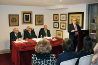 Ingreso de José Palacios en la Academía de Antequera