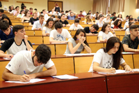 Exámenes en la Facultad de Medicina