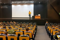 Alumnos, en el Palacio de Ferias