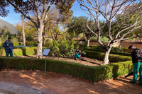 Estudiantes en el Jardín Botánico de la UMA