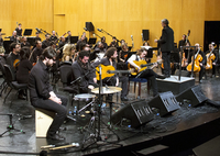 Un momento de la segunda parte del concierto en homenaje a Rafael Alberti