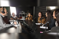 Imagen de la producción de la próxima entrega del podcast, en la que se abordará ¿Qué ocurre cuando se daña nuestro cerebro?