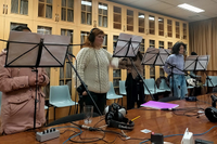 La grabación se realizó en el Aula de Radio de la Facultad de Ciencias de Comunicación de la UMA